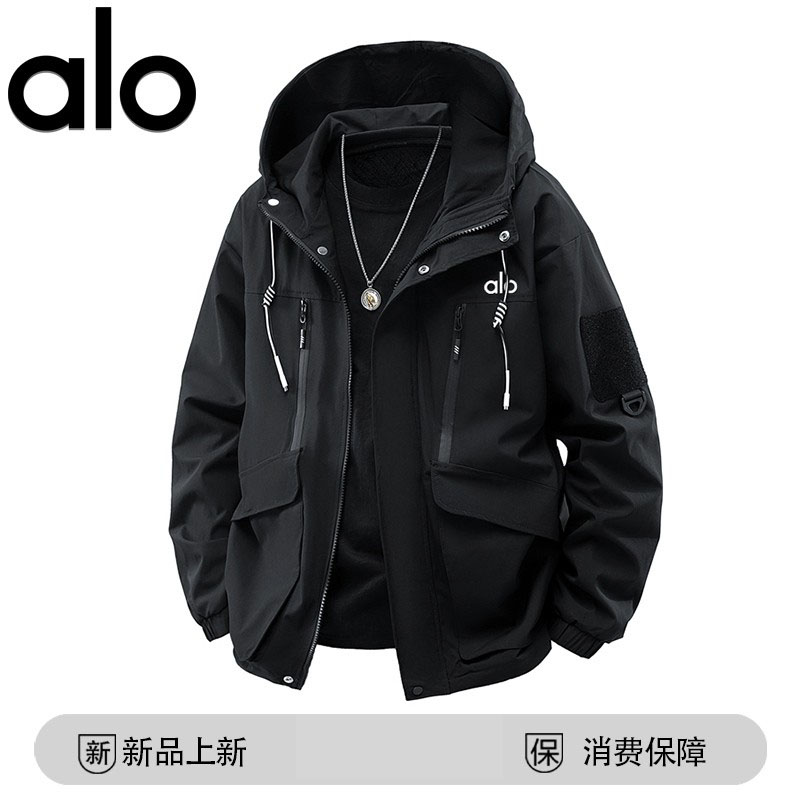 官方奥特莱斯】品牌折扣秋季时尚新款休闲百搭运动风连帽夹克外套