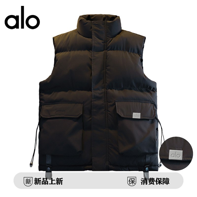 官方奥特莱斯品牌折扣情侣工装马甲男女秋冬季加厚加棉背心外套