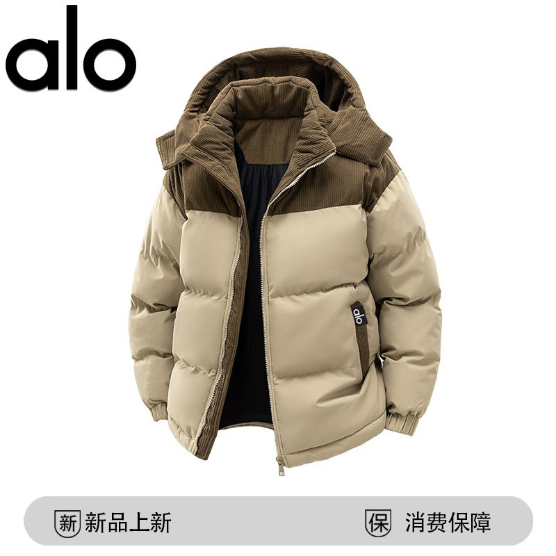 官方奥特莱斯】品牌折扣 秋冬季时尚可拆卸帽保暖防风男女款棉服