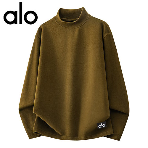 官方奥特莱斯品牌折扣 冬季德绒保暖宽松大码内搭半高领打底衫