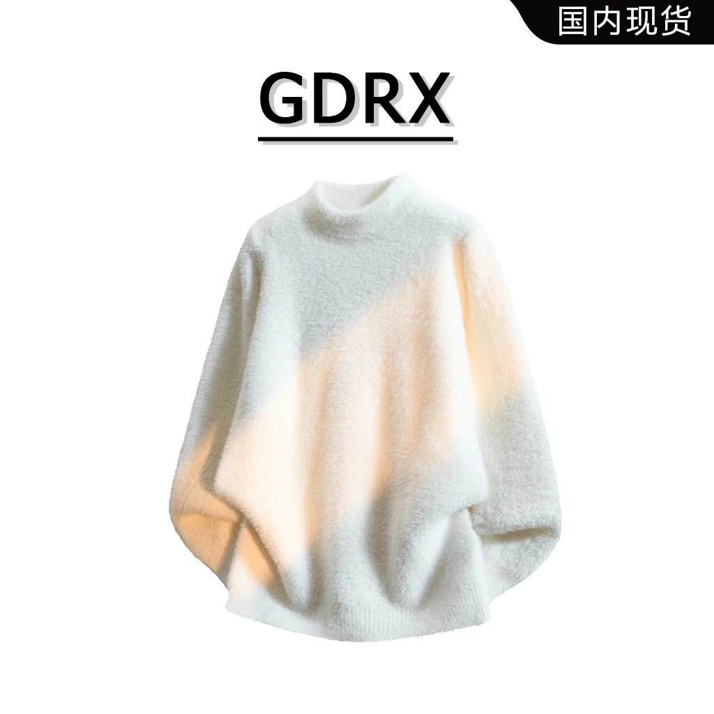 冬季纯色极简风男装毛衣针织上衣