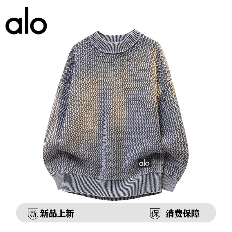 官方奥特莱斯】品牌折扣秋冬季毛衣男宽松2025年新款慵懒风针织衫