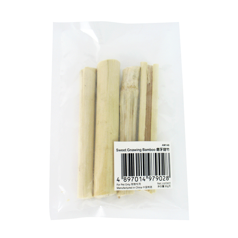 天然高纤维甜竹 兔子豚鼠龙猫磨牙咬木枝 小宠磨牙用品 50g