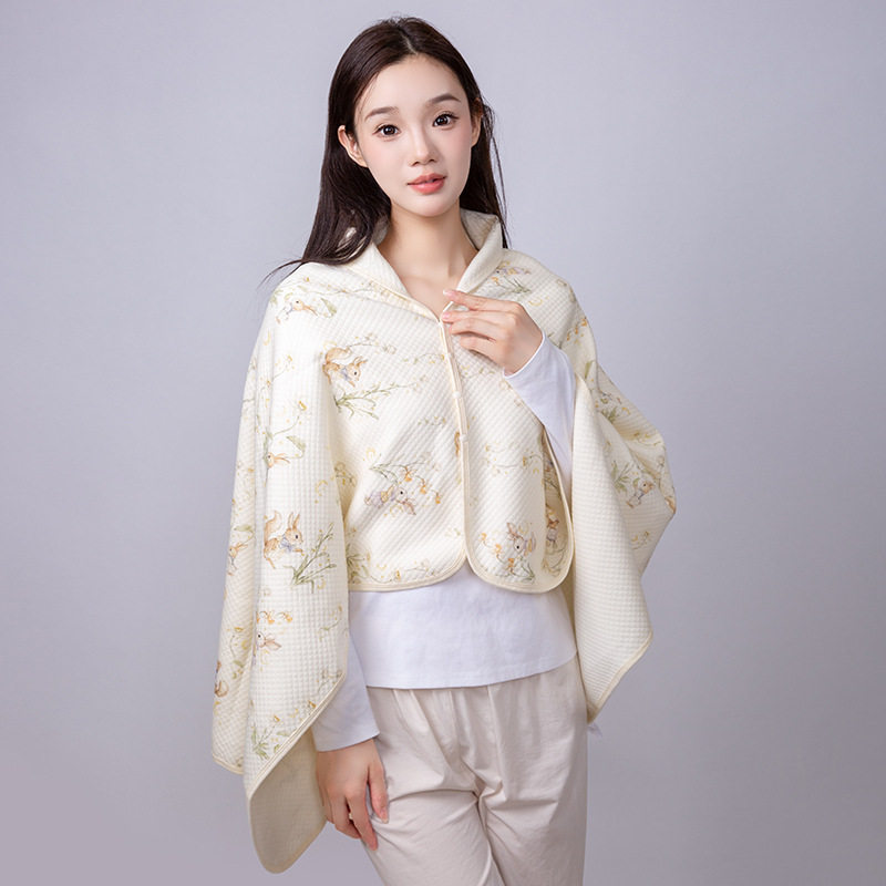 月子披肩秋冬季孕妇产后护肩11月份防风保暖哺乳喂奶斗篷产妇披风