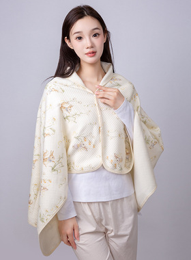 月子披肩秋冬季孕妇产后护肩11月份防风保暖哺乳喂奶斗篷产妇披风