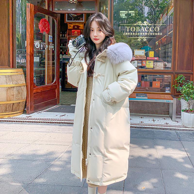 MM明摩女装羽绒服女中长款2025年新款过膝加厚韩版设计感冬季爆款