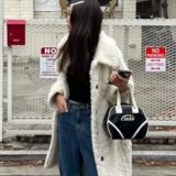 Ретро модная портативная небольшая сумка для отдыха, сумка через плечо, Южная Корея, в британском стиле