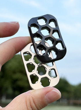 Toad Skelly全镂空蟾蜍无限位推牌锆合金EDC解压休闲玩具益智减压