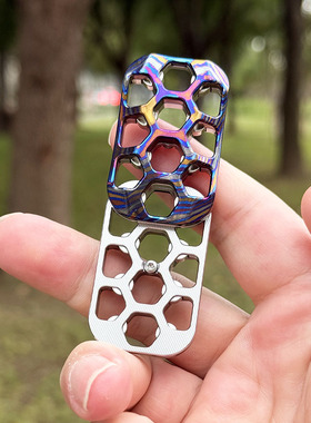 全镂空蟾蜍无限位推牌锆马款甩牌Fidget Slider磁力解压玩具新款