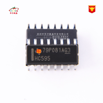 原装正品假一赔十 SN74HC595DR 贴片SOP16 三态输出8位移位寄存器