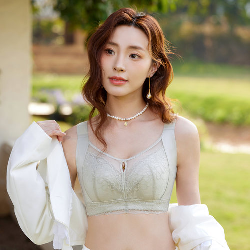 大胸显小软钢圈收副乳防下垂文胸