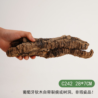 【青氧】天然葡萄牙软木雨林缸原生造景爬宠攀爬躲避屋孤品-C242