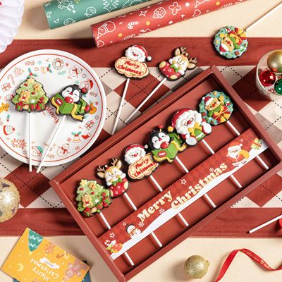 圣诞节巧克力棒棒糖网红礼盒