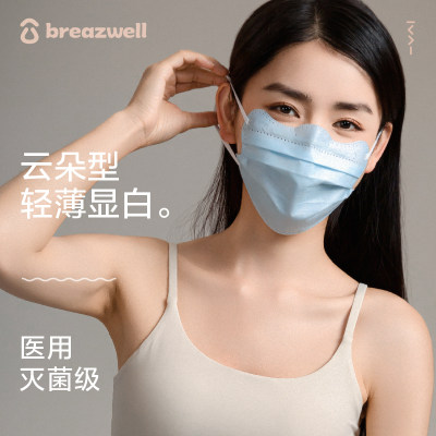 Breazwell医用女高颜值蝶形口罩