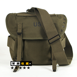 US 越战 M1961 橄榄绿帆布腰包 复古战术多功能挎包
