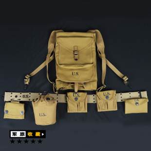复古M1928 帆布背包装具复刻 复古影视道具 纯棉帆布材质