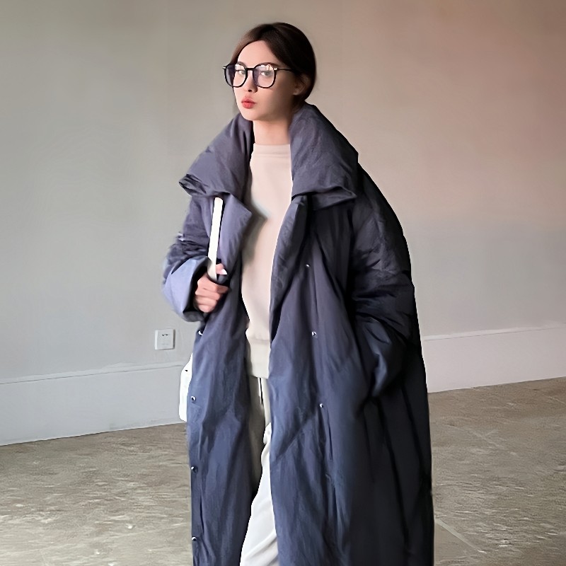 2025年新款女冬季过膝中长款棉服宽松大被子加厚棉衣棉袄时尚外套,女装/女士精品,棉衣/棉服,淘宝优惠券,粉丝福利购,淘宝优惠卷