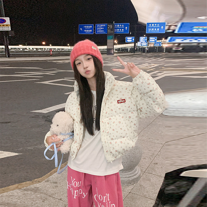 2025年新款棉服女冬短款韩版洋气小个子棉衣加厚外套宽松棉衣潮,女装/女士精品,棉衣/棉服,淘宝优惠券,粉丝福利购,淘宝优惠卷