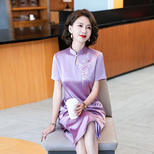 迪芬·璐嘉气质优雅婚宴礼服旗袍