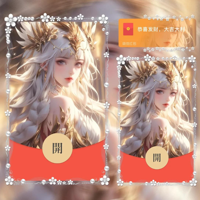 王昭君微信红包封面序列号王者动漫皮肤二次元可爱性感红包皮肤图片