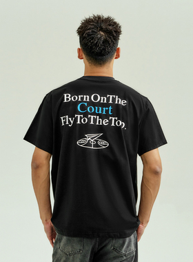 FLYBOY 25春夏 showtime印花短袖索罗娜凉感排汗速干运动休闲T恤