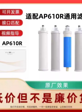 适配兼容爱普兰AP610R净水器分体式反渗透滤芯PP棉RO膜活性炭