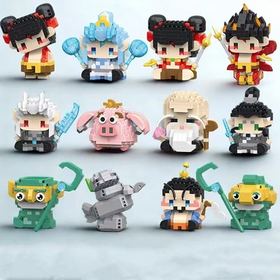 2025网红爆款哪吒积木小礼物