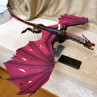 冰与火之歌卓耿巨龙拼装玩具