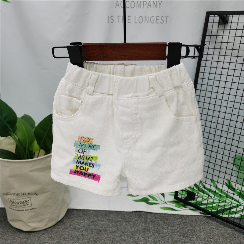 儿童休闲牛仔短裤宝宝三分裤2025夏季新款韩版男女童时尚百搭热裤