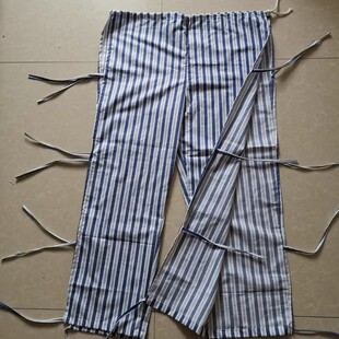 骨科裤宽松腿骨折石膏病人裤易穿脱病员服绑绳裤瘫痪卧床术后护理