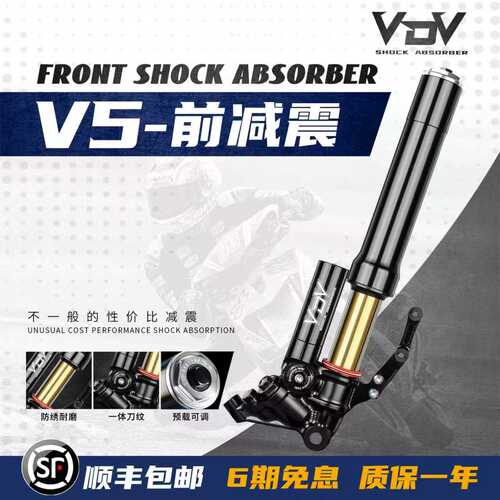 V5倒置减震一体辐射码改装电动车
