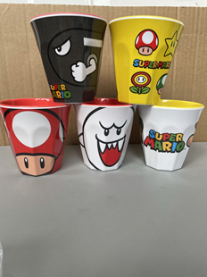 日单密胺杯（类似塑料）马里傲水杯Mario