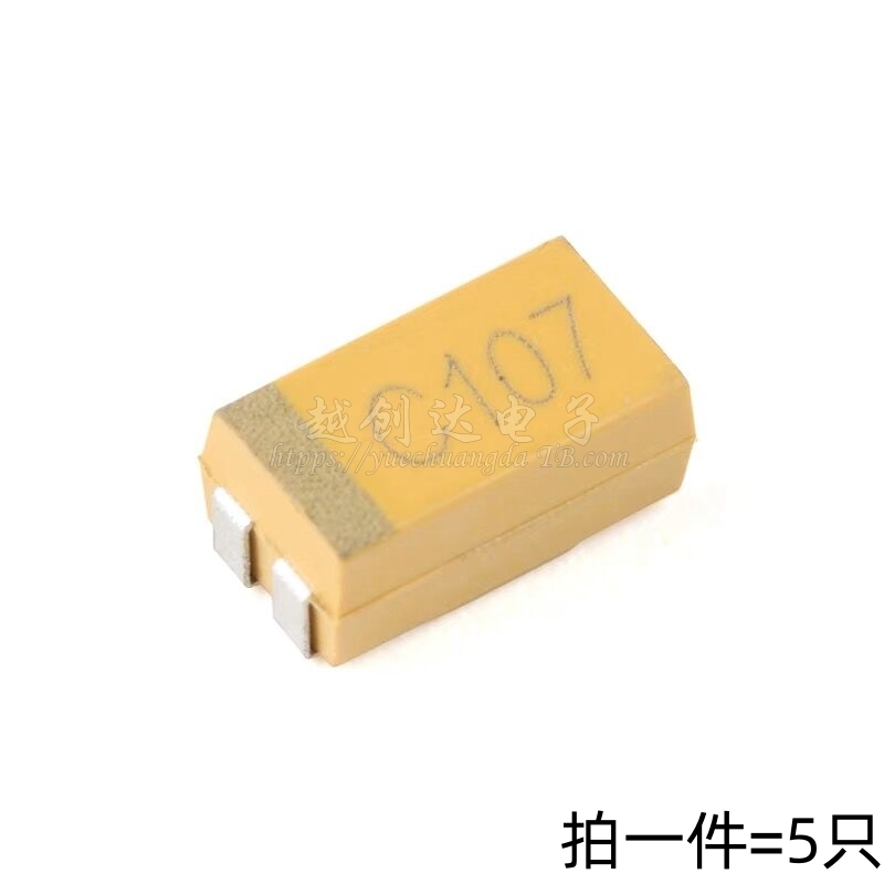 原装 贴片钽电容 100UF 10V A107 C型 6032 10% CA45-C010K107T