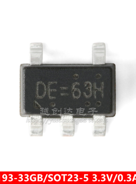 原装正品 SOT23-5 RT9193-33GB 稳压器LDO 固定 3.3V/0.3A输出