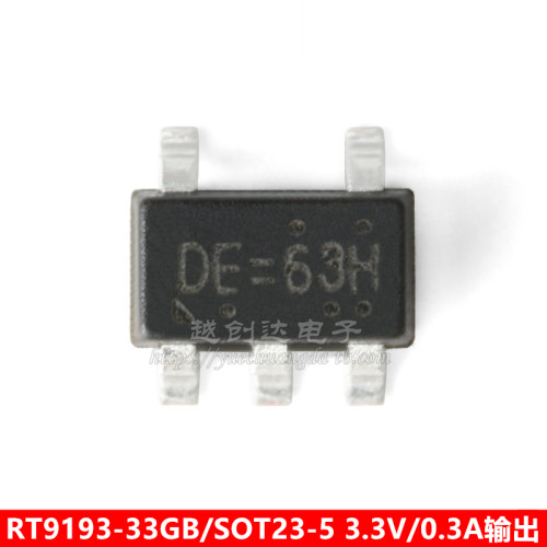 原装正品 SOT23-5 RT9193-33GB 稳压器LDO 固定 3.3V/0.3A输出