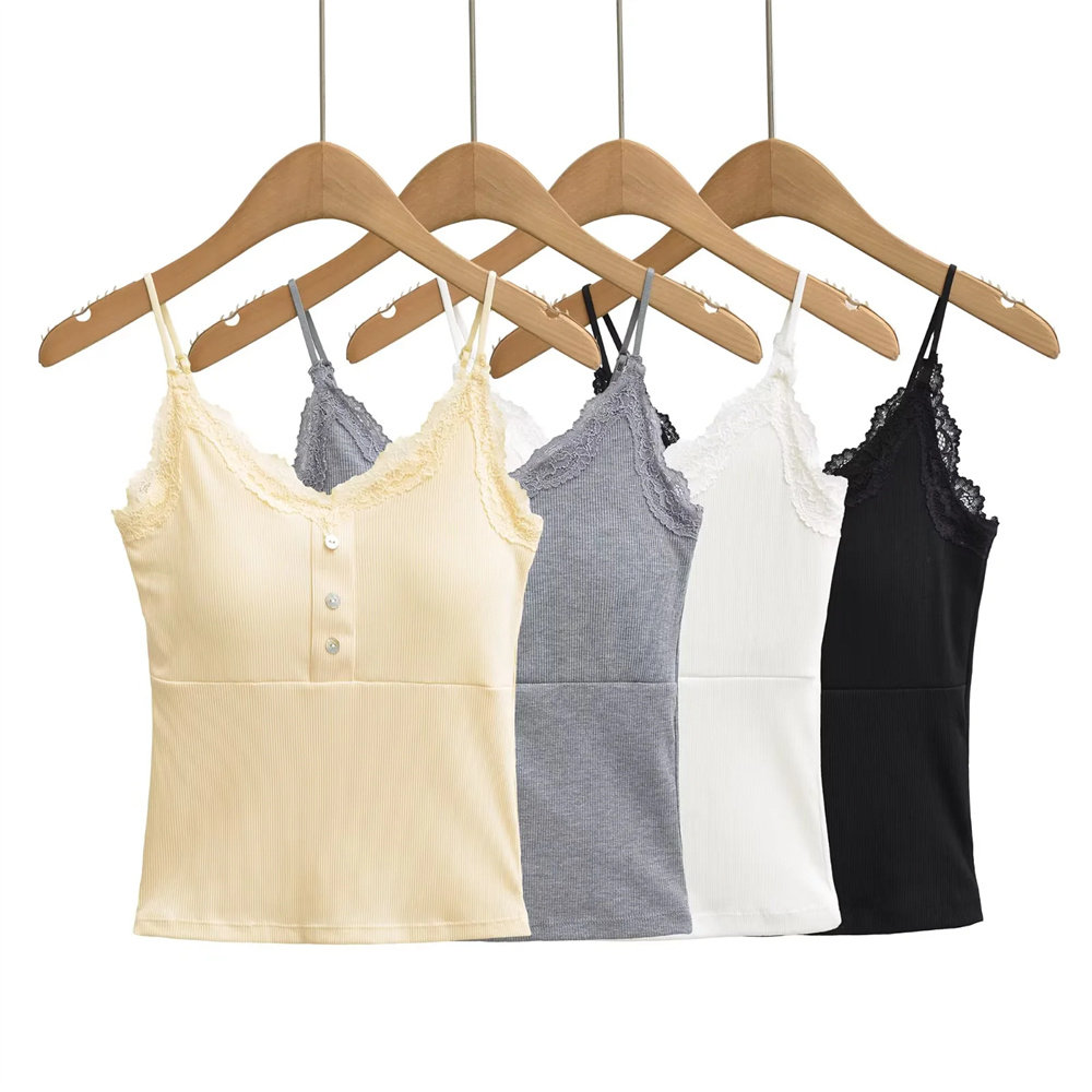 辣妹风蕾丝花边吊带背心女内搭带胸垫露背紧身性感打底衫美背上衣,女装/女士精品,背心吊带,淘宝优惠券,粉丝福利购,淘宝优惠卷