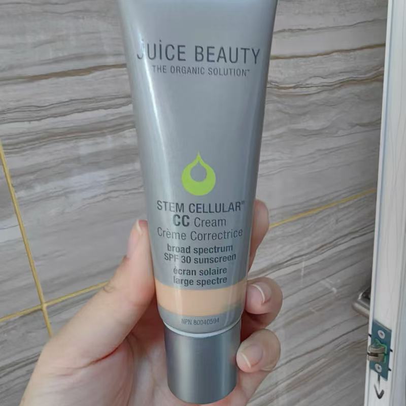 Juice Beauty有色面霜小样CC霜隔离防嗮多效合一抗氧提亮粉底试色