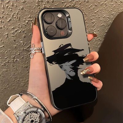 模糊男生适用iPhone17promax16plus彩银15手机壳1413苹果12个性