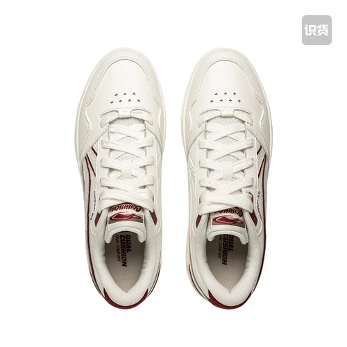 李宁板鞋2025春季新款COMMON 80s男子舒适软弹经典休闲鞋AGCV023