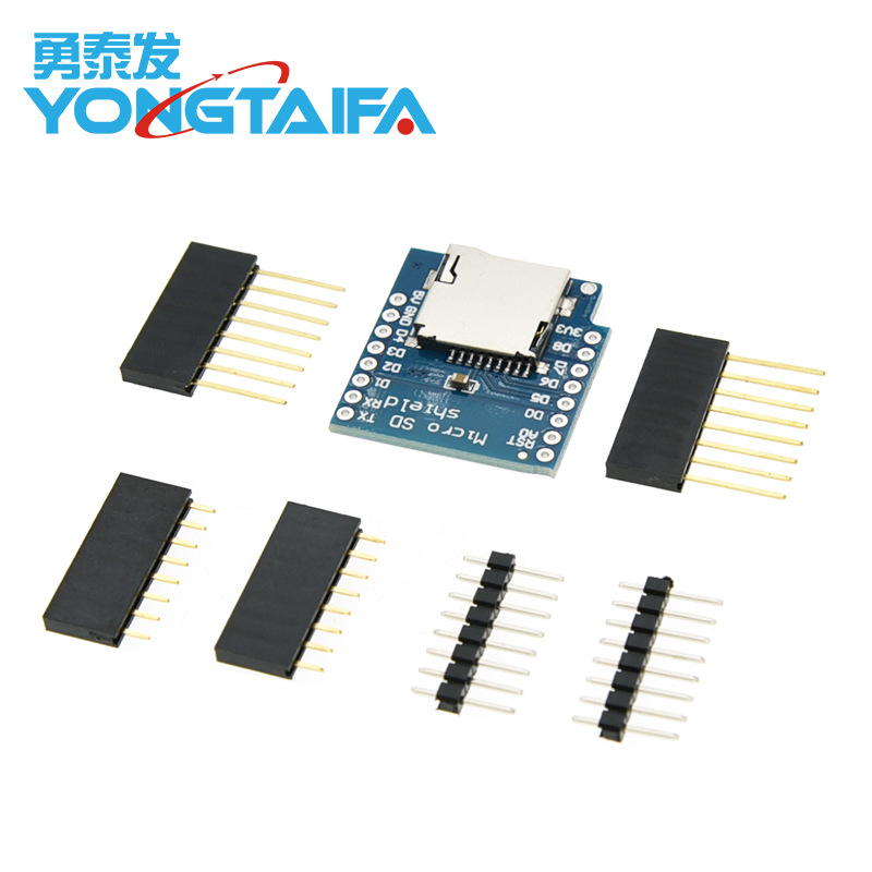 MICRO SD TF CARD TF卡读写模块 适用于D1 mini模块扩展板学习板