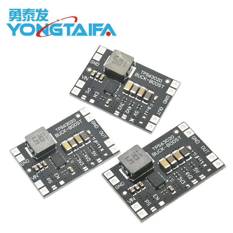 XL63020-3.3/4.2/5.0V 锂电池/USB自动升降压电源模块单片机电源