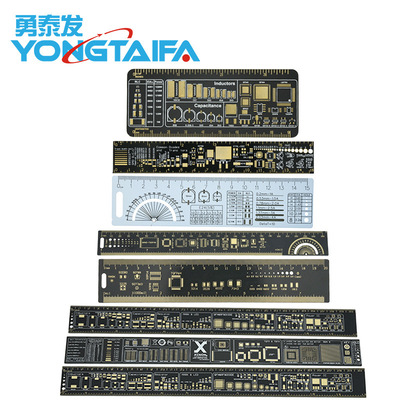 PCB Ruler PCB工程用尺 PCB封装单位 15CM/20CM/25CM/30CM