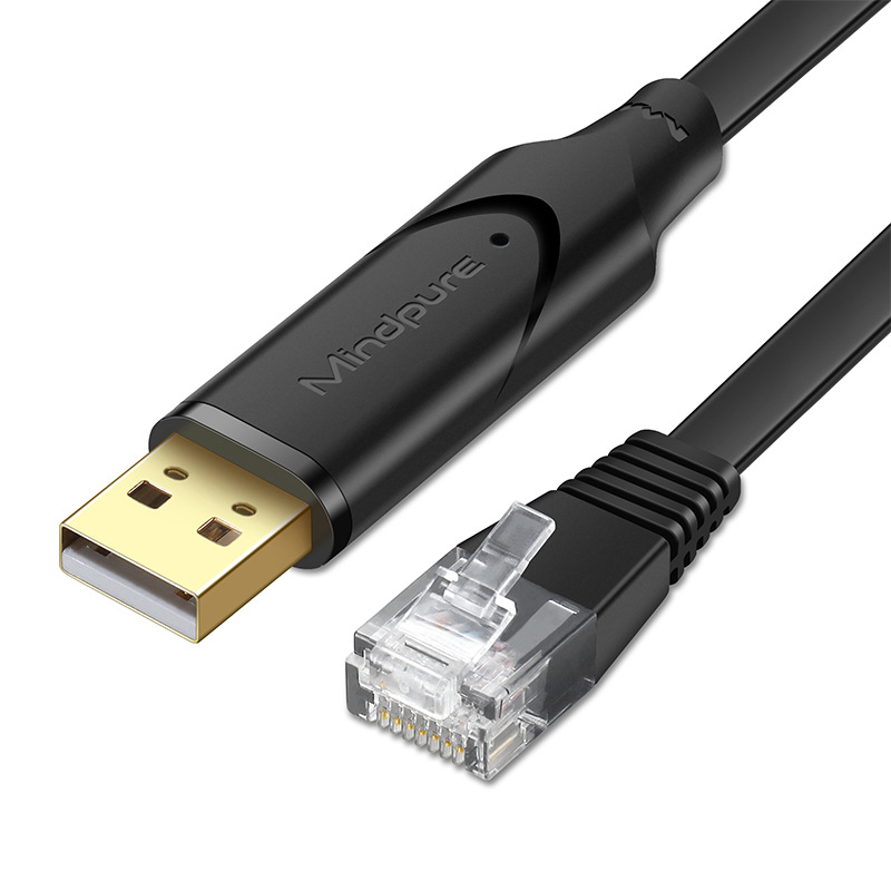 usb转console调试线 适用思科控制交换机USB/RJ45串口线
