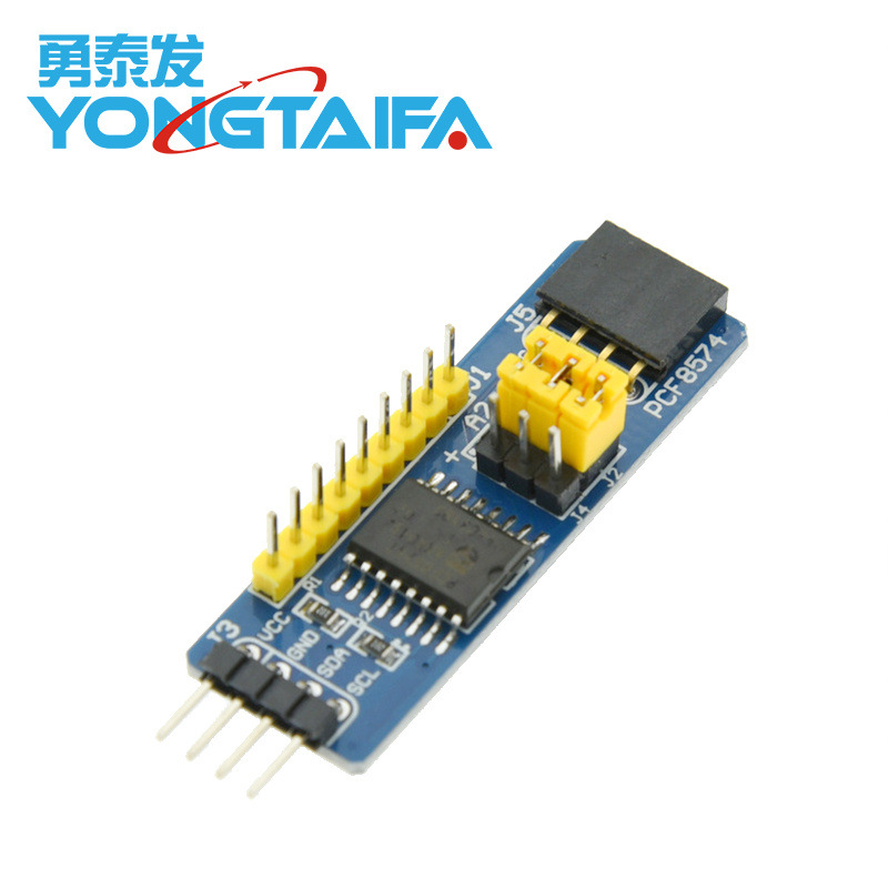 PCF8574T模块PCF8574模块IO扩展模块I/O扩展模块I2C继电器I2C扩展