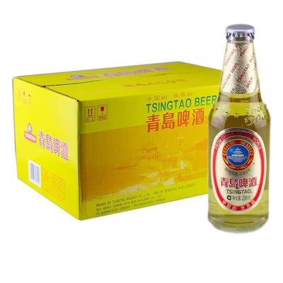 青岛啤酒一厂小白金296ml*24瓶