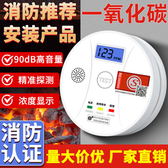 立可安一氧化碳报警器CO蜂窝煤气家用消防认证中毒室内炉煤烟co测