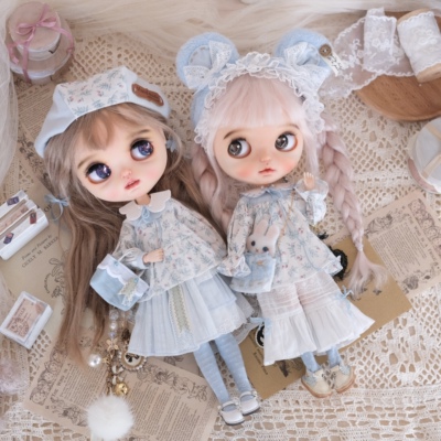 【在售】 秋日海盐 小布娃衣Blythe Ob24.22可穿娃衣套装
