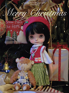 【在售】圣诞苹果 国风汉服 Blythe ob22/24汉服套装 现货