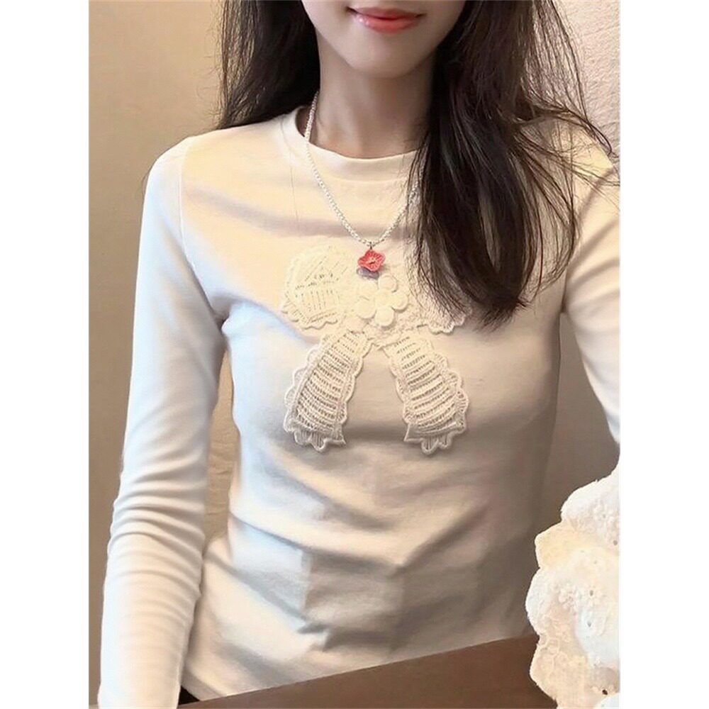 11德绒甜美蝴蝶结刺绣正