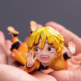 跨境热销新国产gk现货YOYO动漫之刃萌系列我妻善逸伊之助手办模型